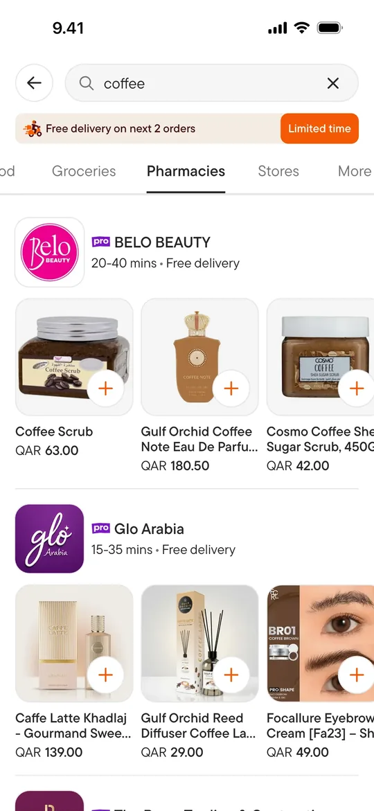 Retail app — Grocery store