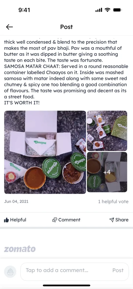Zomato Clone — Discover screen