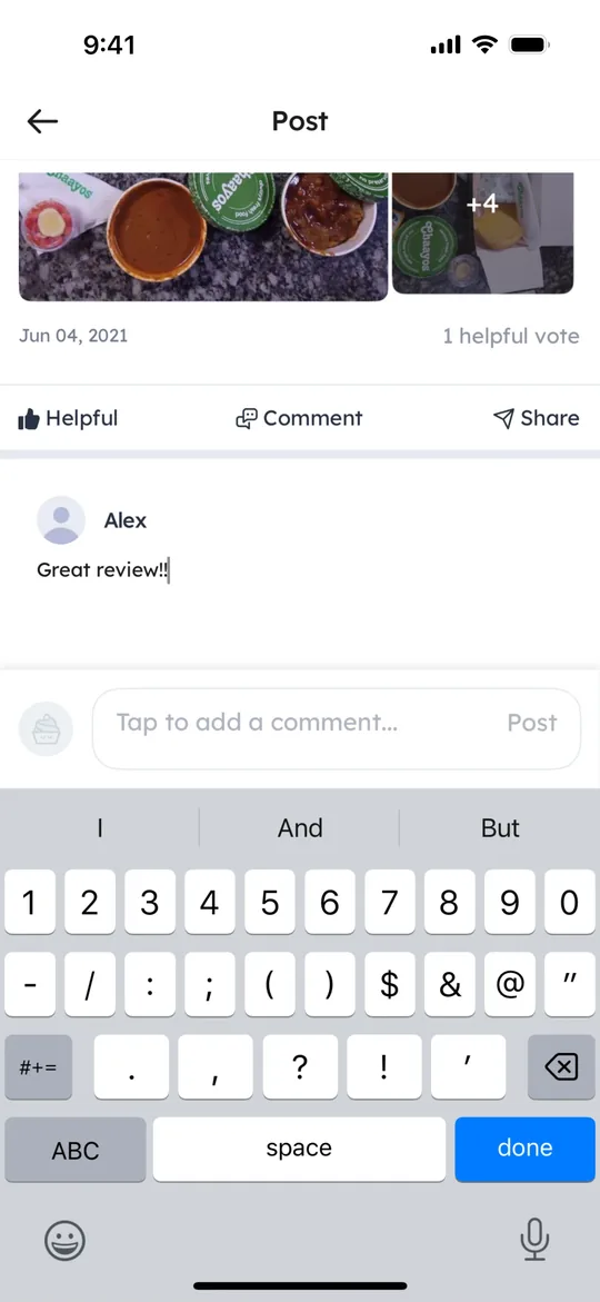 Zomato Clone — Photo gallery screen